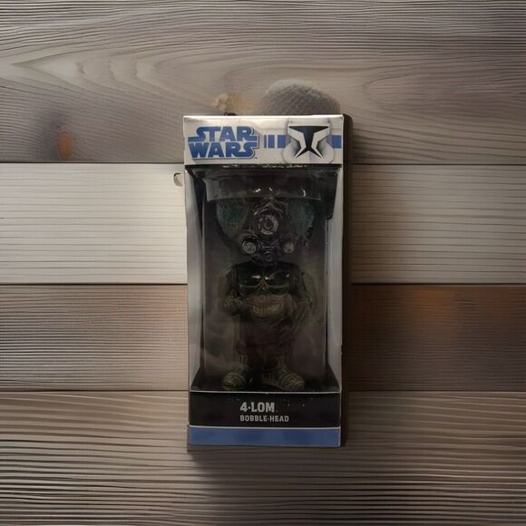 Star Wars 4-LOM Funko Wacky Wobbler: 2008 Bobble-Head / Collectible Toy Figure - Picture 1 of 9